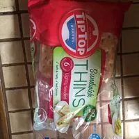 Jumlah gula yang masuk Sandwich thins