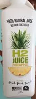 Amount of sugar in H2 juice pineapple
