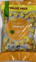 Quantité de sucre dans Mango