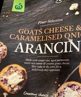 含糖量 Goats Cheese & Caramelised Onion Arancini