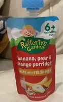 Количество сахара в Banana, Pear & mango porridge