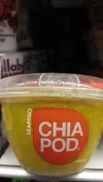 Suhkru kogus sees Sun-ripened chia seed, coconut milk and real mango