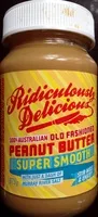 Gula dan nutrisi di dalamnya The ridiculously delicious nut butter company