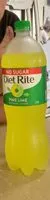 Sokerin määrä sisällä Diet Rite Pine Lime