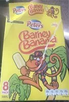 入っている砂糖の量 Barney banana