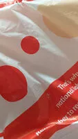 Cantidad de azúcar en Coles plastic bag