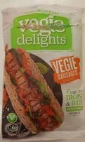 中的糖分和营养成分 Vegie delights