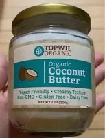Sokerin määrä sisällä Organic coconut butter