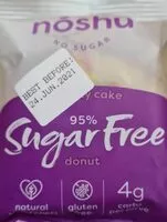 Jumlah gula yang masuk Donut Sugarfree Birthday Cake