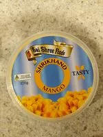 Quantité de sucre dans Shrikhand Mango