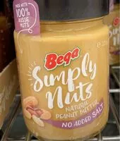 含糖量 Simply nuts peanut butter