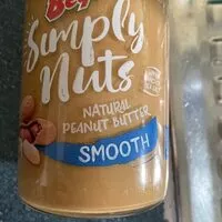 含糖量 Simply Nuts Peanut Butter smooth