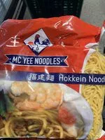入っている砂糖の量 MC Yee Noodles - Hokkein Noodles