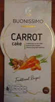Suhkru kogus sees Carrot Cake