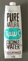 Sucre et nutriments contenus dans Natural raw c