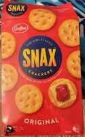 Cantidad de azúcar en Snax Crackers Original