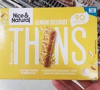 Jumlah gula yang masuk Lemon delight thins