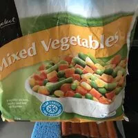 Количество сахара в Mixed vegetable