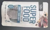 चीनी की मात्रा superfood wholefood balls Quinoa and Dark Cacao