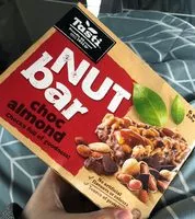 चीनी की मात्रा NUT bar - choc almond