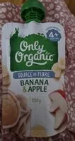 Suhkru kogus sees Banana and Apple baby puree