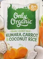 Suhkru kogus sees Kumara,carrot & coconut ricr