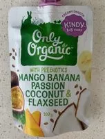 Suhkru kogus sees Mango, Banana, Passion, Cocount & Flaxseed