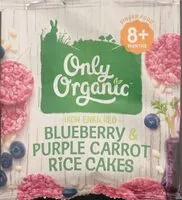 Suhkru kogus sees Blueberry & purple carrot rice cakes