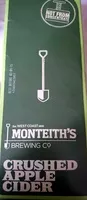 चीनी और पोषक तत्व Monteiths brewing co