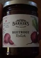 İçindeki şeker miktarı Barkers Beetroot relish