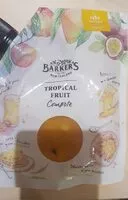 İçindeki şeker miktarı Tropical fruit compote