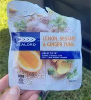 चीनी की मात्रा Lemon, sesame & ginger tuna