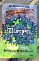 Количество сахара в Gluten free sunflower & chia seed