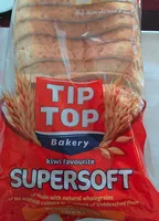 Sugar and nutrients in Tip top bakery