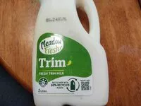 入っている砂糖の量 Trim Milk