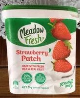 入っている砂糖の量 Meadow Fresh Yoghurt 1kg Delitful Strawberry