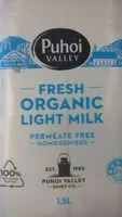 入っている砂糖の量 Fresh Organic Light Milk