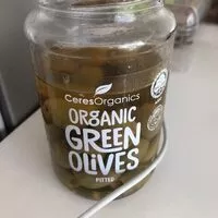 Jumlah gula yang masuk Organic green olives