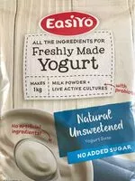 Suhkru kogus sees EasiYo Freshly made Yogurt