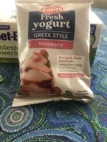 Suhkru kogus sees Rasberry Greek Style Yogurt