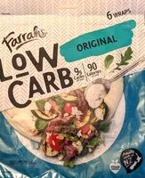 Suhkru kogus sees Low Carb Wraps