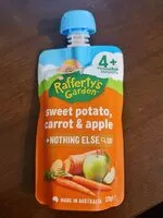 Количество сахара в Sweet Potato, Carrot & Apple