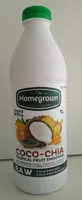 Sokerin määrä sisällä Coco-Chia Tropical Fruit Smoothie
