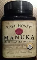 Sucre et nutriments contenus dans Taku honey