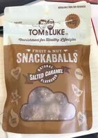 Sokerin määrä sisällä Salted caramel snackaballs