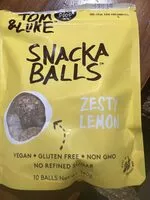 Sokerin määrä sisällä snacka balls