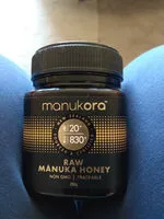 Azúcar y nutrientes en Raw manuka honey