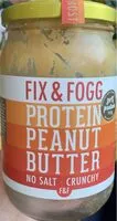 Suhkru kogus sees Peanut Butter Protein No Salt Crunchy