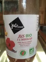 Sucre et nutriments contenus dans Jus tement