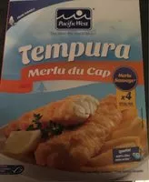 Suhkru kogus sees Tempura Merlu du Cap